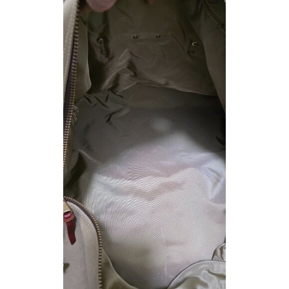 J.W. Hulme Co. Canvas & Leather Duffel Bag Brass Hardware Personalized Monogram - Picture 11 of 13